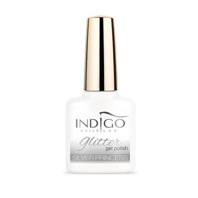 Glitter Silver Princess Gel Polish, 10ml