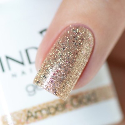 Amber Gold Gel Polish, 7ml