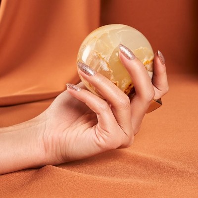 Amber Gold Gel Polish, 7ml