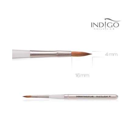 Indigo Brush Oval Excellent No.6