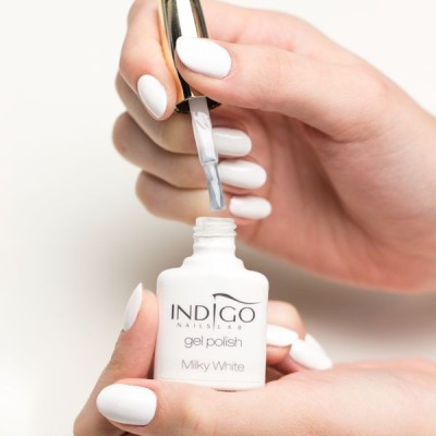 Milky White Gel Polish, 5ml