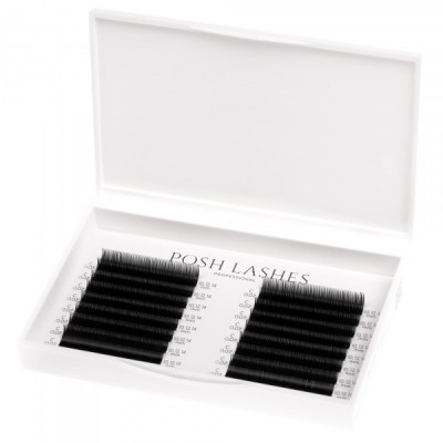 Posh Lashes Glammy Mess® Black C 0.07 - 10, 12, 14 mm