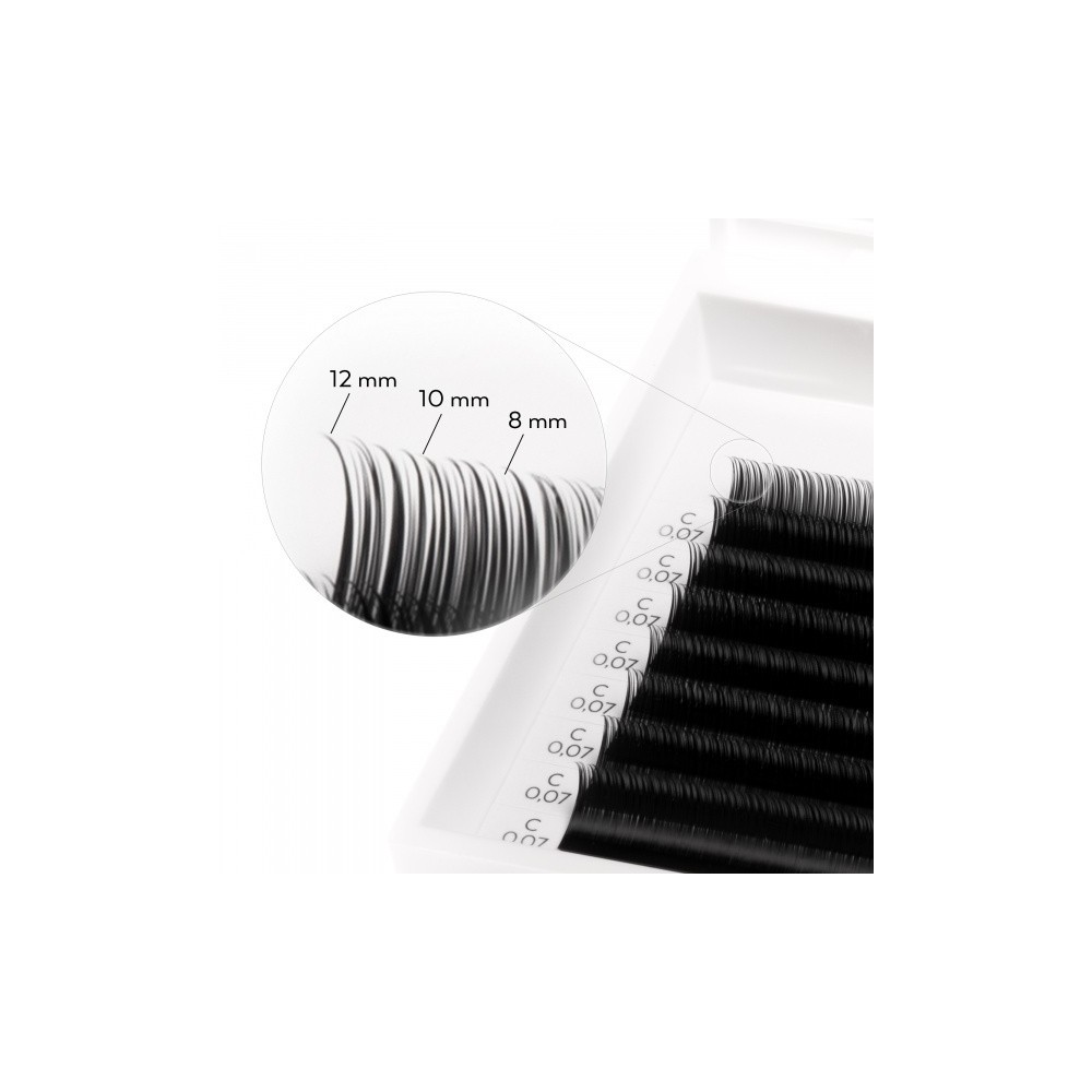 Posh Lashes Glammy Mess® Black C 0.07 - 8, 10, 12 mm Posh Lashes Glammy Mess® Black C 0.07 - 8, 10, 12 mm