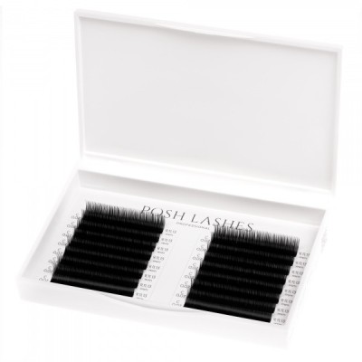 Posh Lashes Glammy Mess® Black C 0.07 - 9, 11, 13 mm