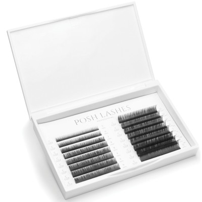Posh Lashes Mink Premium, Black C 0.1
