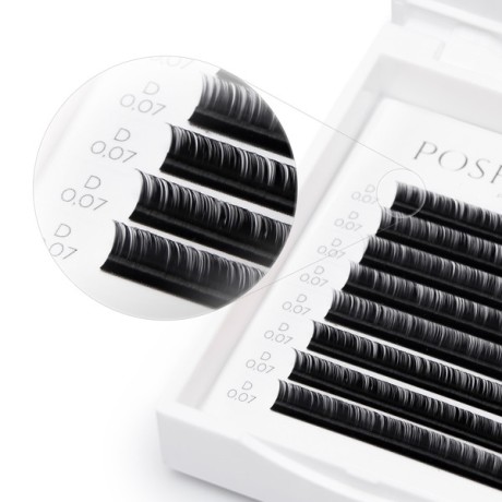 SILK Volume Lashes, Black D 0.07