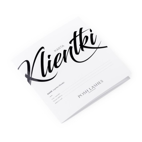 Posh Lashes Karta klienta