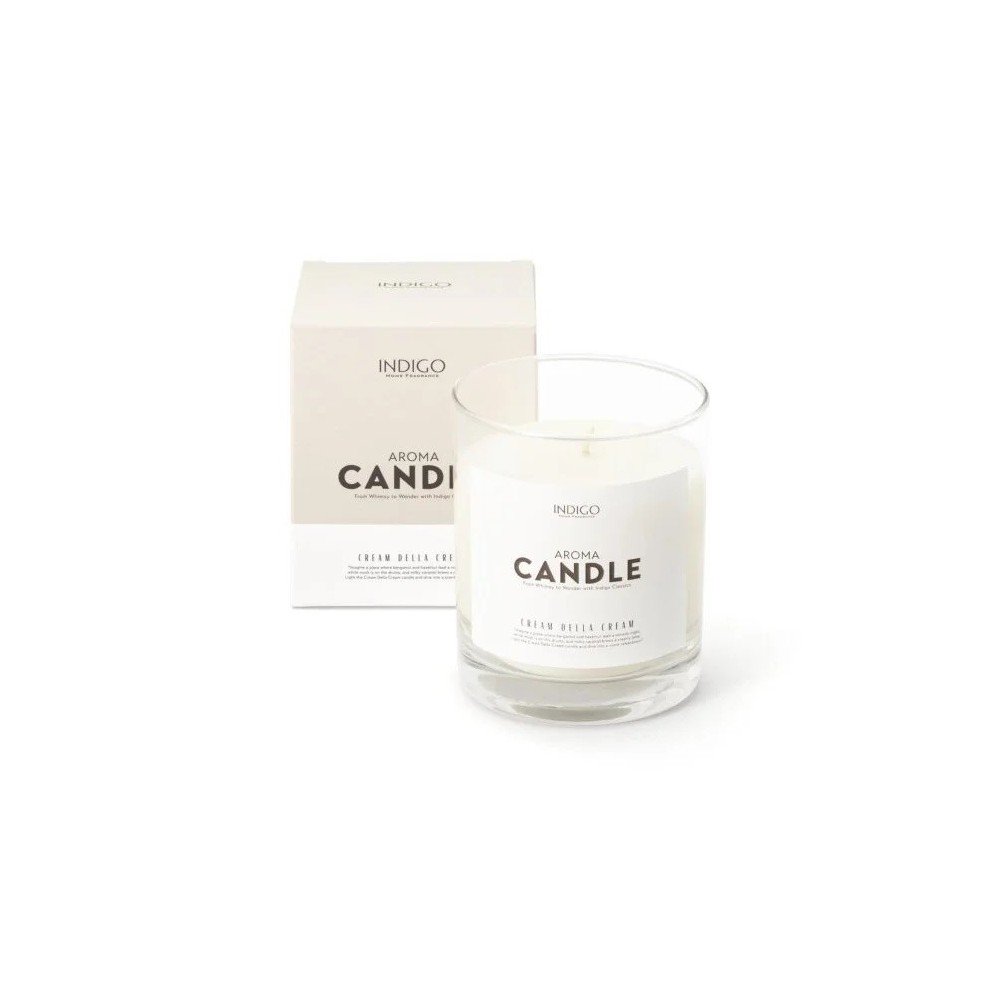 Indigo svíčka Cream della Cream, 230g Indigo svíčka Cream della Cream, 230g