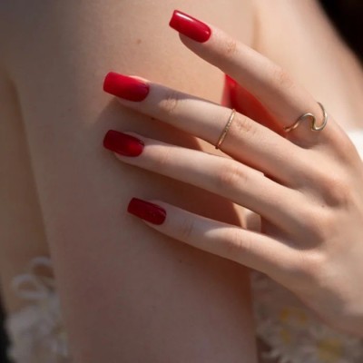 GlassTop Red Gel Polish, 7ml