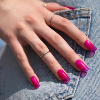 GlassTop Pink Gel Polish, 7ml