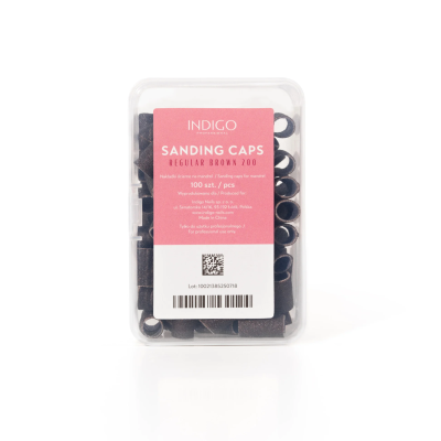 Sanding Caps Regular Brown 200, 100ks
