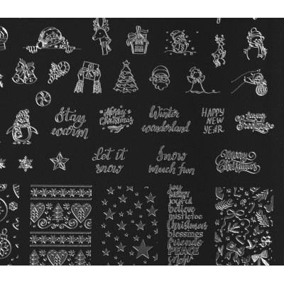 Indigo destička na razítkování, Winter 1