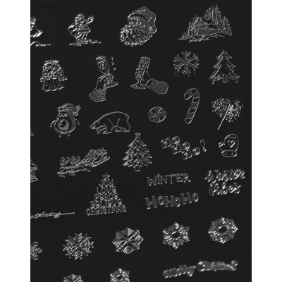 Indigo destička na razítkování, Winter 2