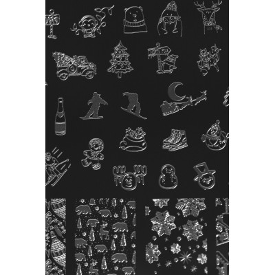 Indigo destička na razítkování, Winter 2