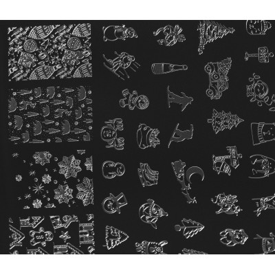 Indigo destička na razítkování, Winter 2