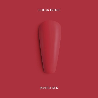 Riviera Red Gel Polish, 7ml